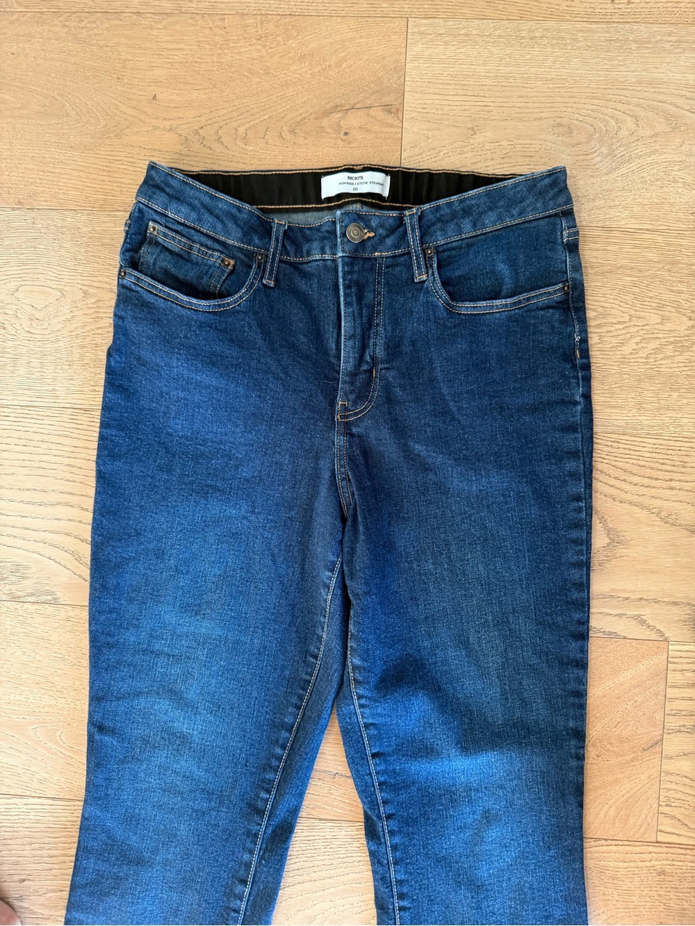 Dark Blue Women's Straight Jeans Size 10